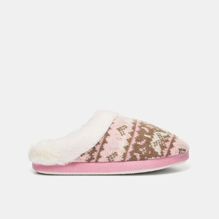 Sash & Rose Blossom Knit Scuff Slipper Multicoloured 6 Sash & Rose Blossom Knit Scuff Slipper Multicoloured - Image 4