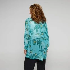 JB Jayson Brunsdon Women's Long Line Kimono Paisley Print -Savannah Shop BP634804001 paisley prn 3