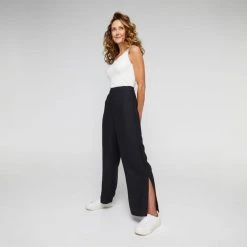 JB Jayson Brunsdon Women's Side Split Pant Black -Savannah Shop BP634809001 black 5