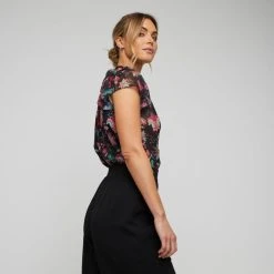 Leona Edmiston Ruby Wide Leg Pant Black 16 -Savannah Shop BP634870001 black 13