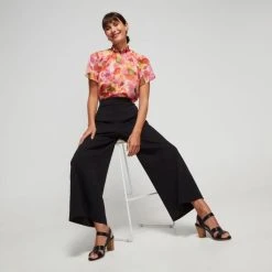 Leona Edmiston Ruby Wide Leg Pant Black 16 -Savannah Shop BP634870001 black 21