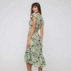 Stella Women's Apple Ditsy Frill Dress Green Combo -Savannah Shop BP634877001 grn combo 3