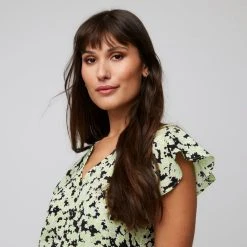 Stella Women's Apple Ditsy Frill Dress Green Combo -Savannah Shop BP634877001 grn combo 7