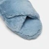 Sash & Rose Maisie Cross Strap Slippers Blue -Savannah Shop BP639508001 blue 4