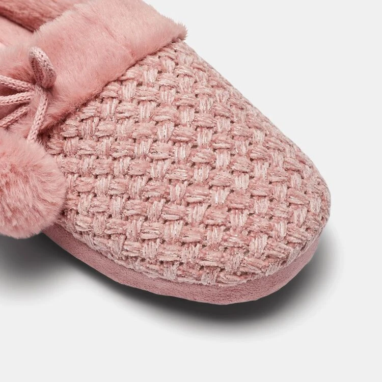 Sash & Rose Bunty Slipper Pink 3 Sash & Rose Bunty Slipper Pink
