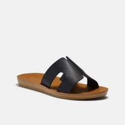 Khoko Aliyah Cut Out Slides Black -Savannah Shop BP639523001 black 2