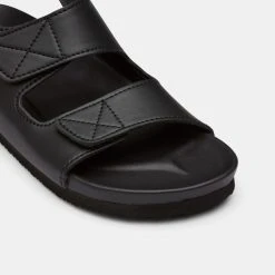 Savannah Women's Lucille Double Strap Sandal Black