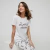 Disney Minnie Mouse Women's Minnie Mouse Sleep Tee Grey -Savannah Shop BP640961005 grey
