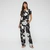 Jane Lamerton Women's Moonflower Sleep Pant Black & Print 2 Jane Lamerton Women's Moonflower Sleep Pant Black & Print -Savannah Shop BP641010005 blk prn 5