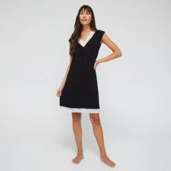 Jane Lamerton Women's Core Nightie Black -Savannah Shop BP641014002 black 3