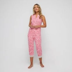 Jane Lamerton Camellia Sleep Tee Pink -Savannah Shop BP641016005 pink 3