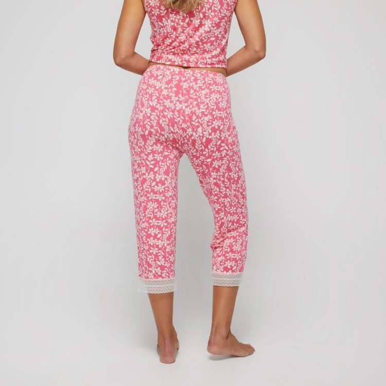 Jane Lamerton Camellia Sleep Pant Pink 6 Jane Lamerton Camellia Sleep Pant Pink - Image 4