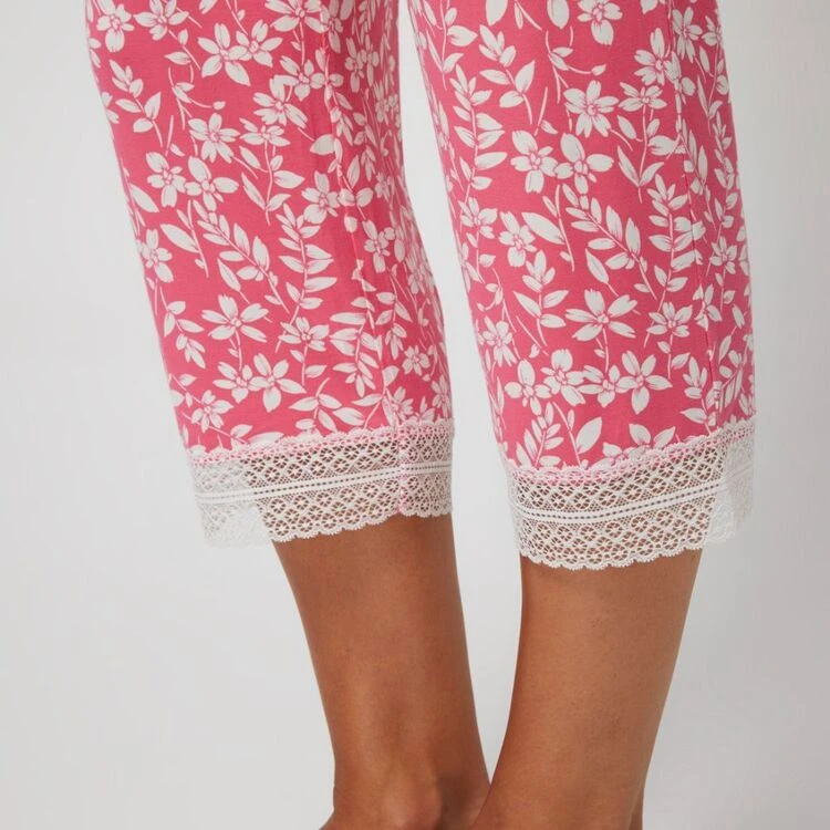 Jane Lamerton Camellia Sleep Pant Pink 4 Jane Lamerton Camellia Sleep Pant Pink - Image 2