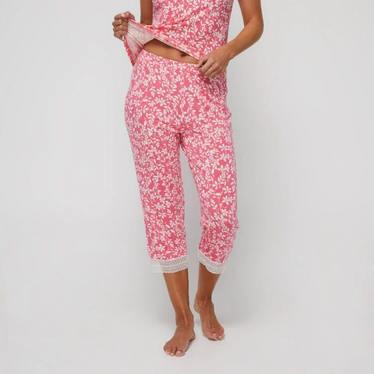 Jane Lamerton Camellia Sleep Pant Pink 7 Jane Lamerton Camellia Sleep Pant Pink - Image 5