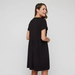 Khoko Collection T Shirt Dress Black -Savannah Shop BP641028003 black 2