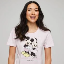 Disney Mickey & Minnie PJ Box Set Pink & White -Savannah Shop BP641188002 pnk wht 4