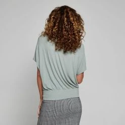 Khoko Smart Rib Batwing Top Sage 10 Khoko Smart Rib Batwing Top Sage -Savannah Shop BP641327003 sage 2