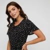 Khoko Smart Spot Flared Jersey Dress Black Spot -Savannah Shop BP641329001 blk spt 5