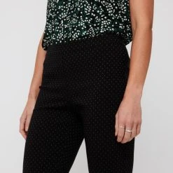 Khoko Smart Jacquard Pant -Savannah Shop BP641331002 blk diam 4