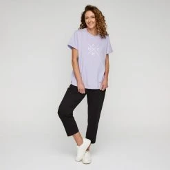 Anthology Women's Core Oversized Tee Dust -Savannah Shop BP641556012 dust 3
