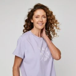Anthology Women's Core Oversized Tee Dust -Savannah Shop BP641556012 dust 4