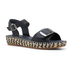 Hush Puppies Basha Flatform With Buckle Black -Savannah Shop BP641907001 black 6