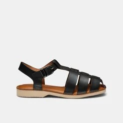 Hush Puppies Davie Gladiator Sandal Black 9 Hush Puppies Davie Gladiator Sandal Black -Savannah Shop BP641912003 black