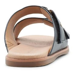 Hush Puppies Paisley Double Strap Slide Black -Savannah Shop BP641920002 black 10