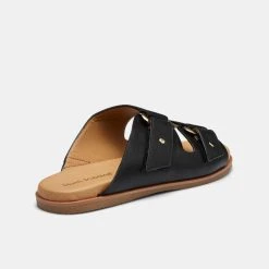 Hush Puppies Paisley Double Strap Slide Black -Savannah Shop BP641920002 black 3