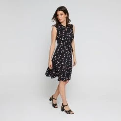 Leona Edmiston Ruby Tie Neck Dress Print 9 Leona Edmiston Ruby Tie Neck Dress Print -Savannah Shop BP641975004 print 5