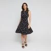 Leona Edmiston Ruby Tie Neck Dress Print -Savannah Shop BP641975004 print 9