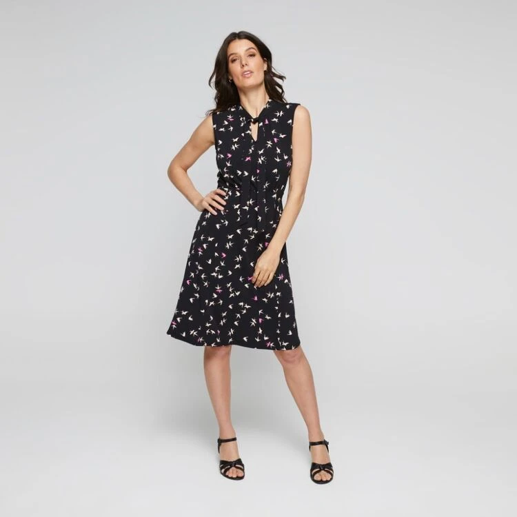 Leona Edmiston Ruby Tie Neck Dress Print 7 Leona Edmiston Ruby Tie Neck Dress Print - Image 5
