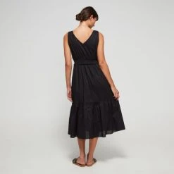 JB Jayson Brunsdon Women's Shirred Waistmaxi Dress Black 10 JB Jayson Brunsdon Women's Shirred Waistmaxi Dress Black -Savannah Shop BP642038003 black 3