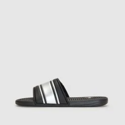 FILA Atrani Women's Slide Black & Silver -Savannah Shop BP642921005 blk silv 3