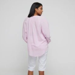 Savannah Women's Seersucker Blouse Orchid -Savannah Shop BP643432001 orchid 2