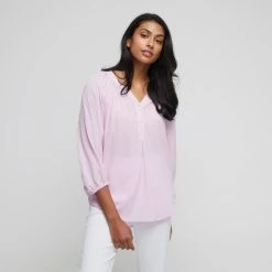 Savannah Women's Seersucker Blouse Orchid -Savannah Shop BP643432001 orchid