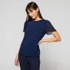 Khoko Smart Women's Flutter Sleeve Tee Indigo -Savannah Shop BP643509003 indigo 5