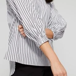 Savannah Shop -Savannah Shop BP643515002 wht blk str 4