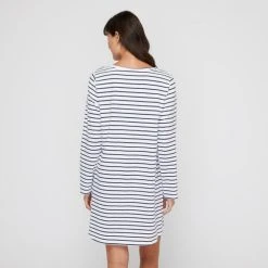 Sash & Rose Long Sleeve Tee Nightie Stripe 10 Sash & Rose Long Sleeve Tee Nightie Stripe -Savannah Shop BP643873004 stripe 2