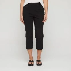 Khoko Smart Women's Waist Detail Wide Leg Pant Black -Savannah Shop BP644695004 black