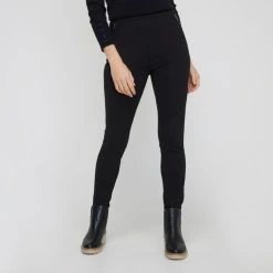 Khoko Smart Zip Pocket Pant Black 11 Khoko Smart Zip Pocket Pant Black -Savannah Shop BP644711002 black