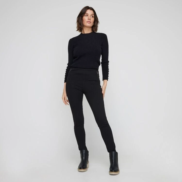 Khoko Smart Zip Pocket Pant Black 5 Khoko Smart Zip Pocket Pant Black - Image 3