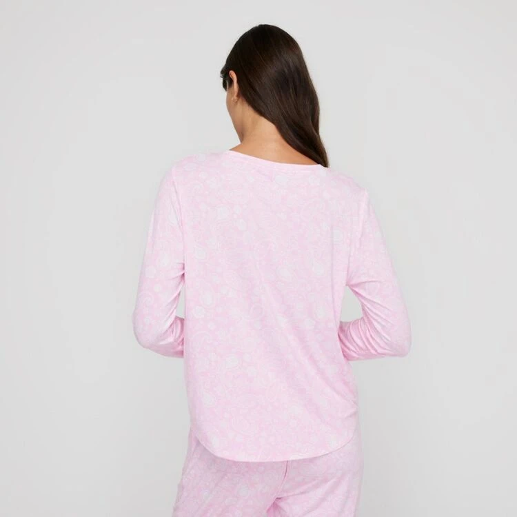 Sash & Rose Women's Bamboo Sleep Jogger Pink 7 Sash & Rose Women's Bamboo Sleep Jogger Pink - Image 5