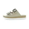 Just Bee Cassia Double Buckle Slide Beige -Savannah Shop BP644882006 beige