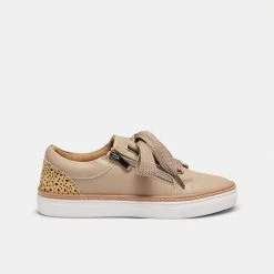 Savannah Women's Chicha Almond Toe Lace Up Casual Sneaker Taupe Combo -Savannah Shop BP645600010 tau combo