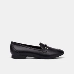 Natural Comfort Women's Almond Toe Hardware Loafer Black 9 Natural Comfort Women's Almond Toe Hardware Loafer Black -Savannah Shop BP645610005 black