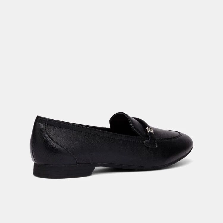 Natural Comfort Women's Almond Toe Hardware Loafer Black 4 Natural Comfort Women's Almond Toe Hardware Loafer Black - Image 2
