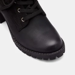 Khoko Women's Kanaris Lace Up Fur Boot Black