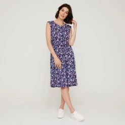 Savannah Swing Dress Floral Print 9 Savannah Swing Dress Floral Print -Savannah Shop BP646506005 floral print 3
