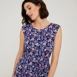 Savannah Swing Dress Floral Print 8 Savannah Swing Dress Floral Print -Savannah Shop BP646506005 floral print 4
